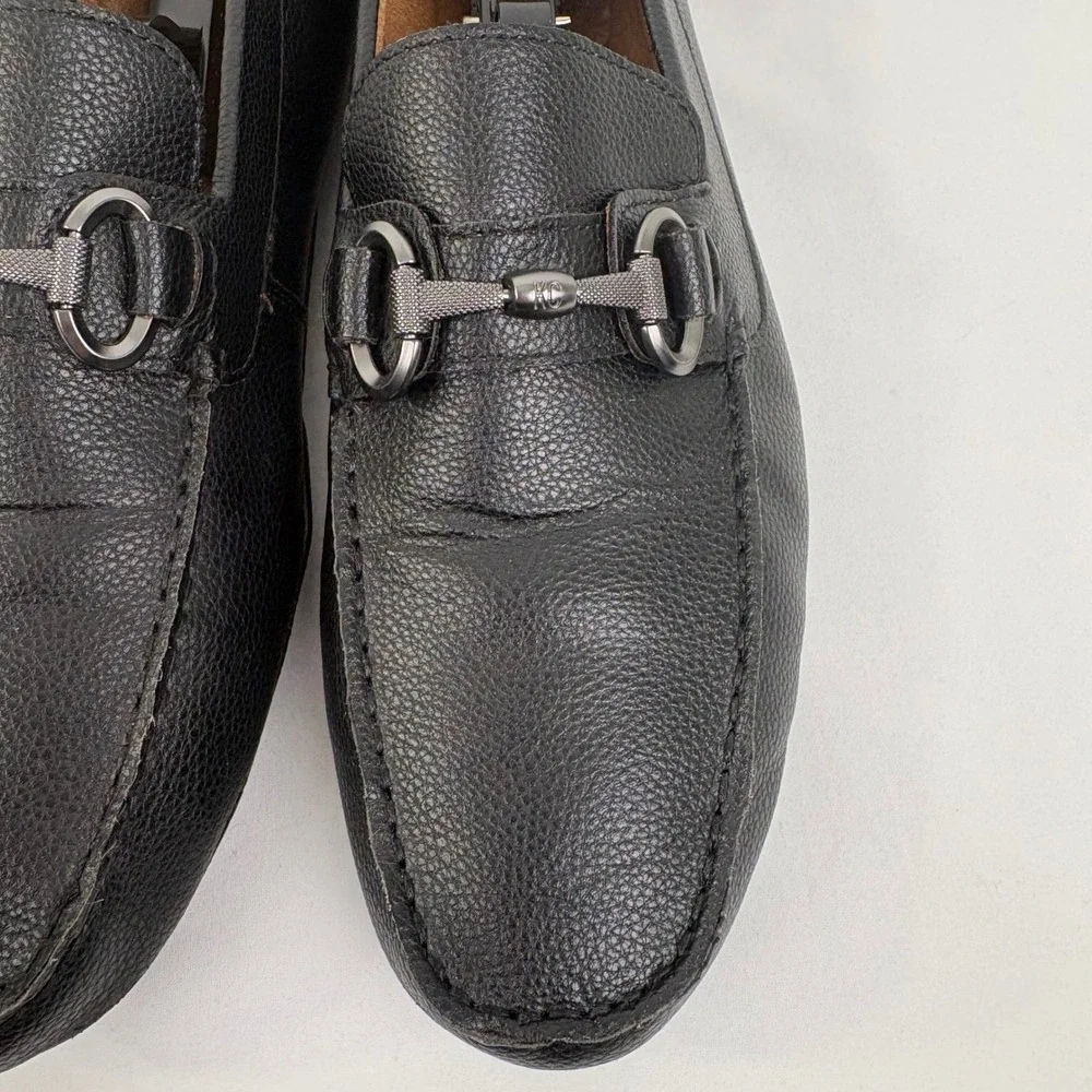 Kenneth Cole Dawson Bit Driver‎ Mens Black Slip On Loafers Shoes Size 10M